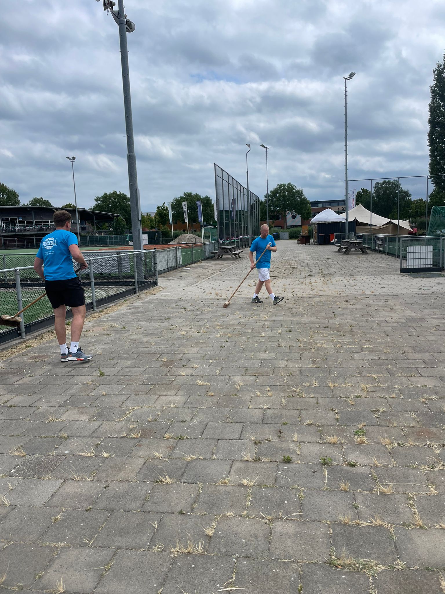 pickleballbaan before